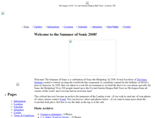 Tablet Screenshot of 2008.summerofsonic.com