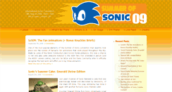 Desktop Screenshot of 2009.summerofsonic.com