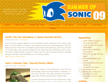 Tablet Screenshot of 2009.summerofsonic.com